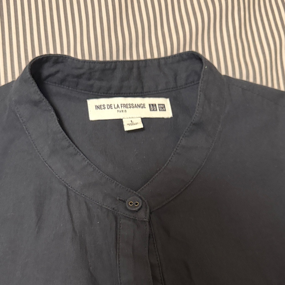 Ines de la Fressange - Navy Blouse - Picture 3 of 4